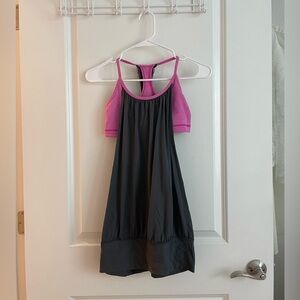 Lululemon Top| Grey & Pink